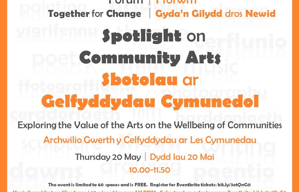 Spotlight on Community Arts – Together for Change Forum Event